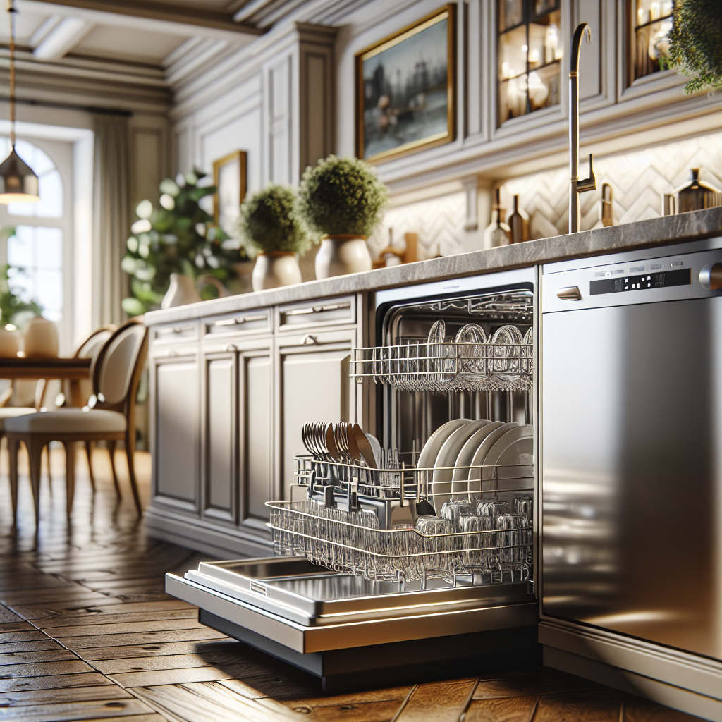 Dishwashers with water jet washing for perfect cleanliness