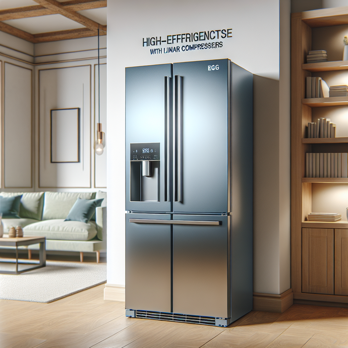 Refrigerators with Linear Compressors for More Efficiency