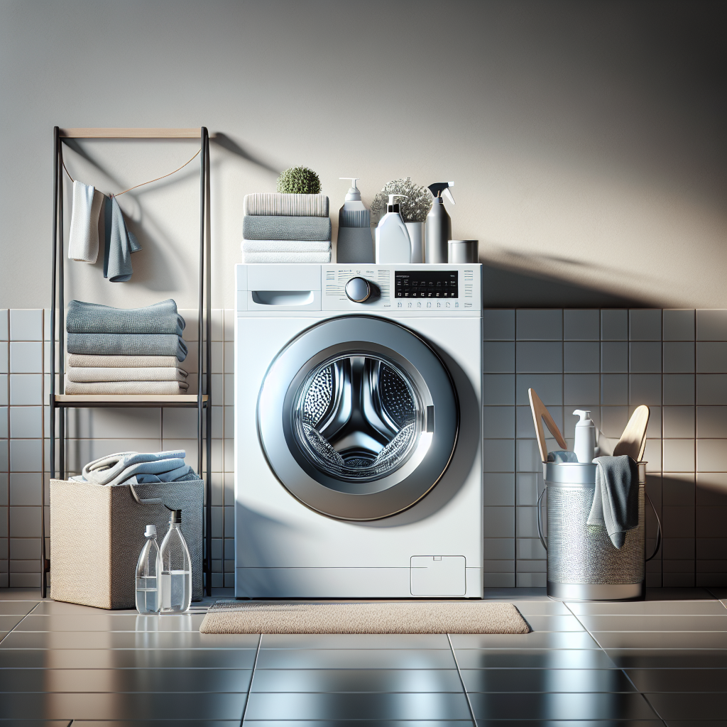 Washers with anti-allergen treatments for healthier washing