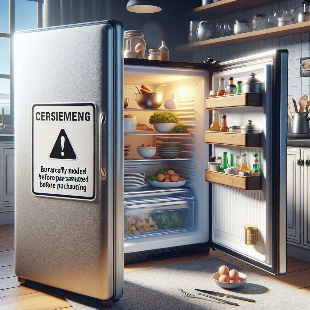 Open-box Freezer: Precautions to Take Before Buying a Second-hand Freezer