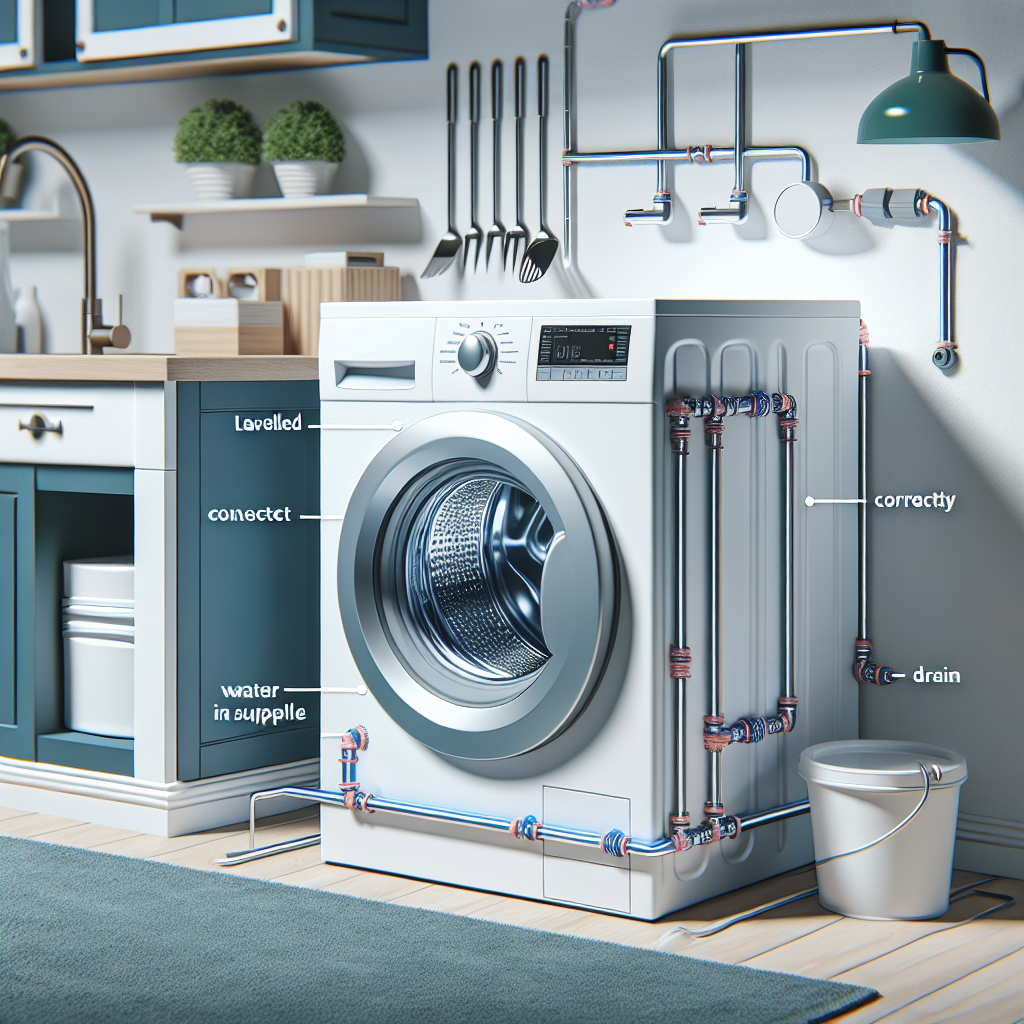 Washing Machine: Why Proper Installation of Your Washing Machine Is Crucial for Its Functionality