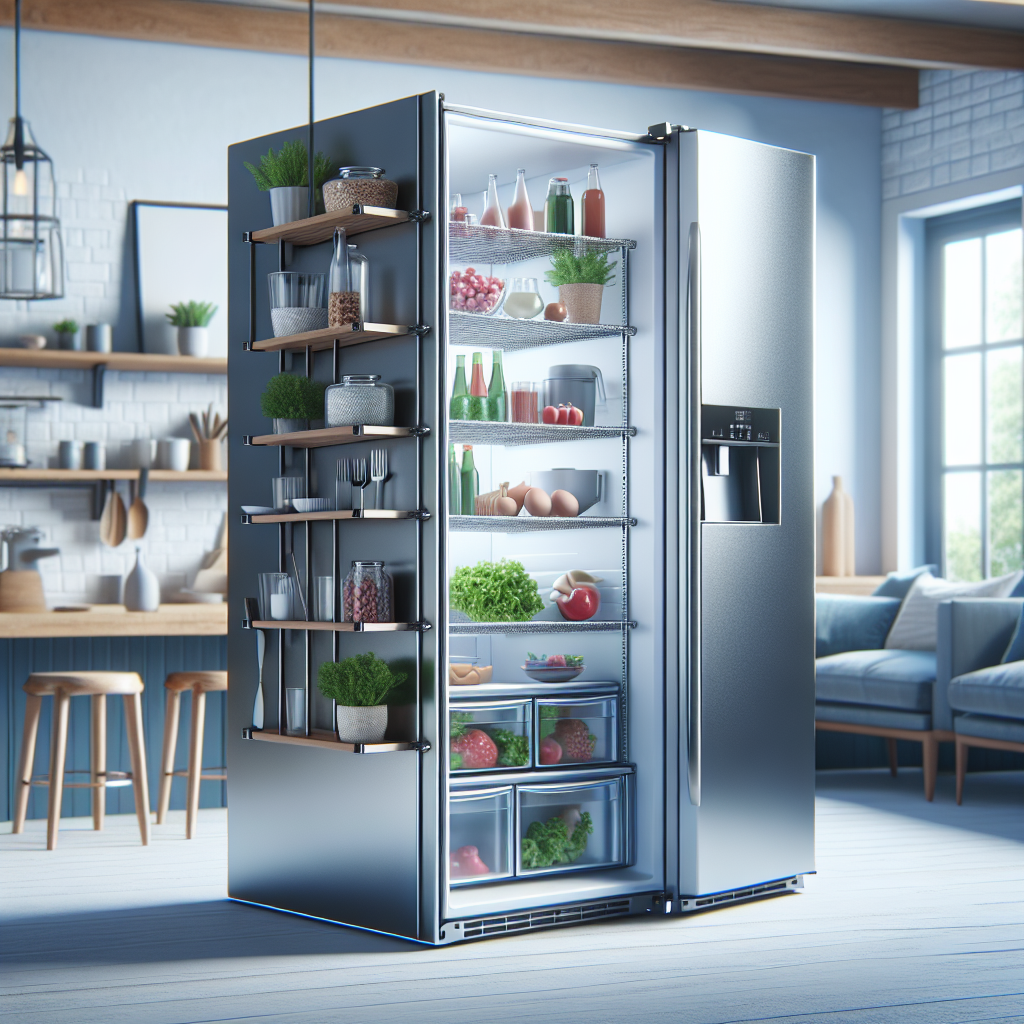 Réfrigérateurs avec étagères ajustables pour un stockage flexible