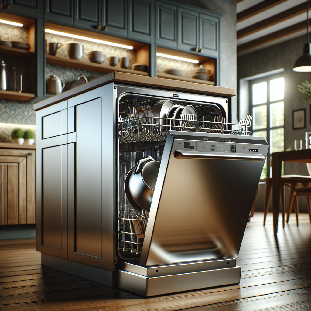 Dishwashers with wash cycles for large pots and pans