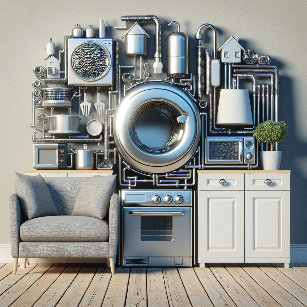 Household appliances with flexible installation options