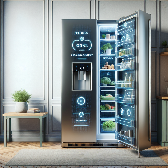 Réfrigérateurs avec Technologies de Gestion de l'Air pour une Conservation Optimale