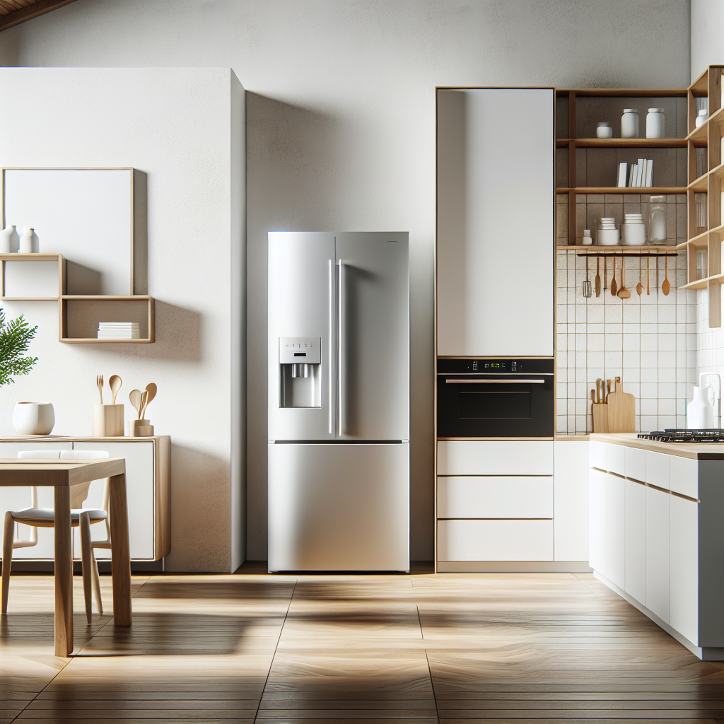 Appareils ménagers pour une cuisine minimaliste et élégante