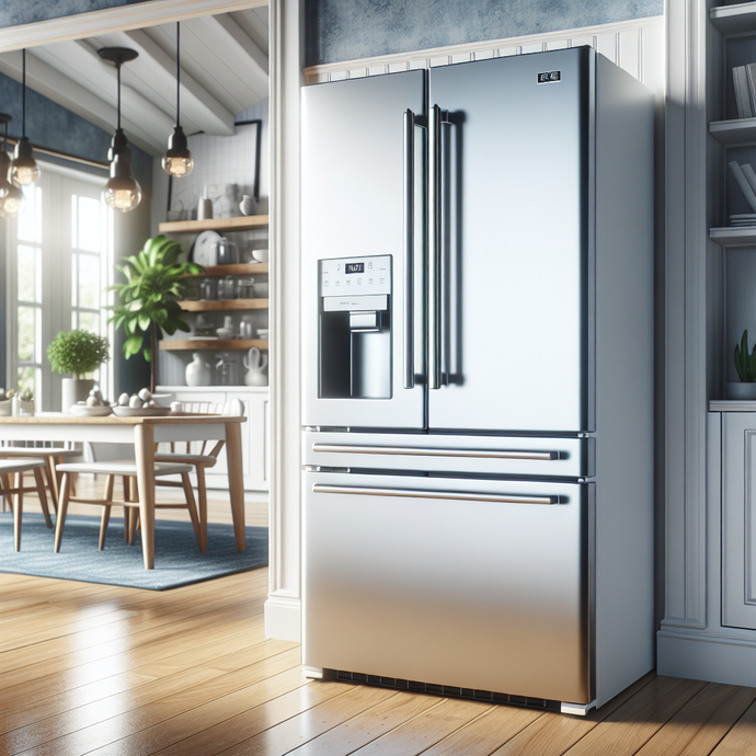 Réfrigérateurs à portes françaises : Combinant design et praticité