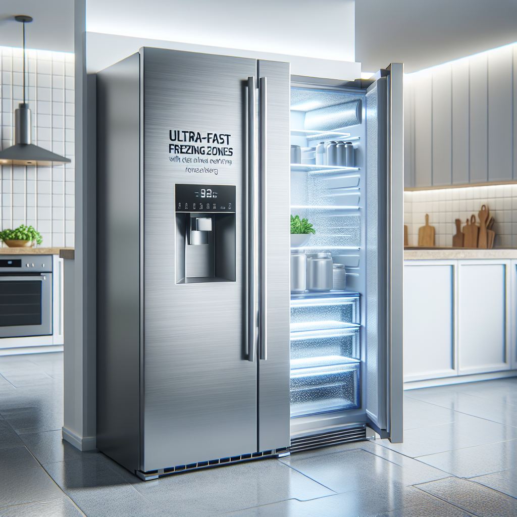 Refrigerators with Ultra-Fast Freezing Zones