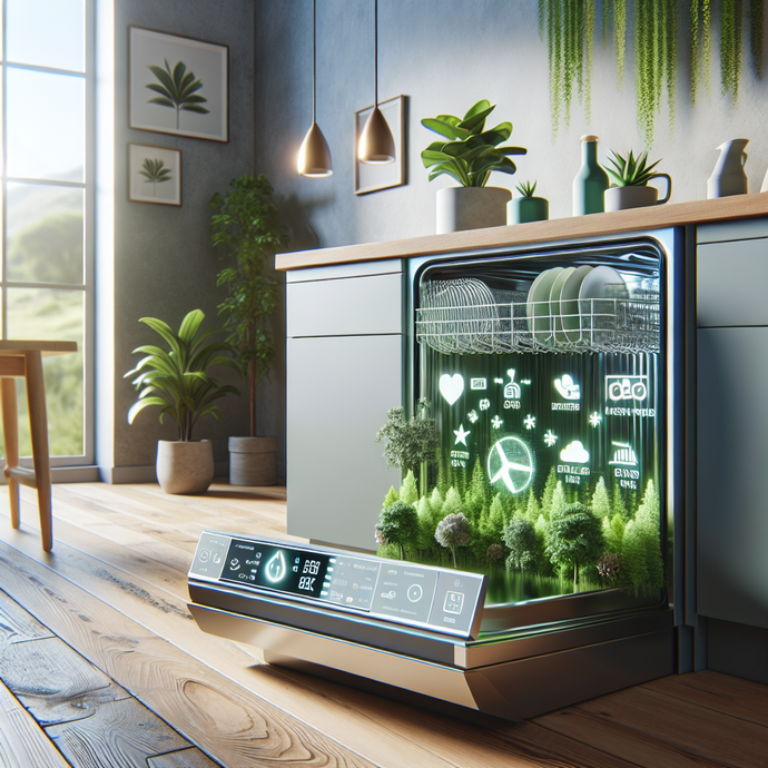 Lave-vaisselle avec des options de cycle de lavage écologiques