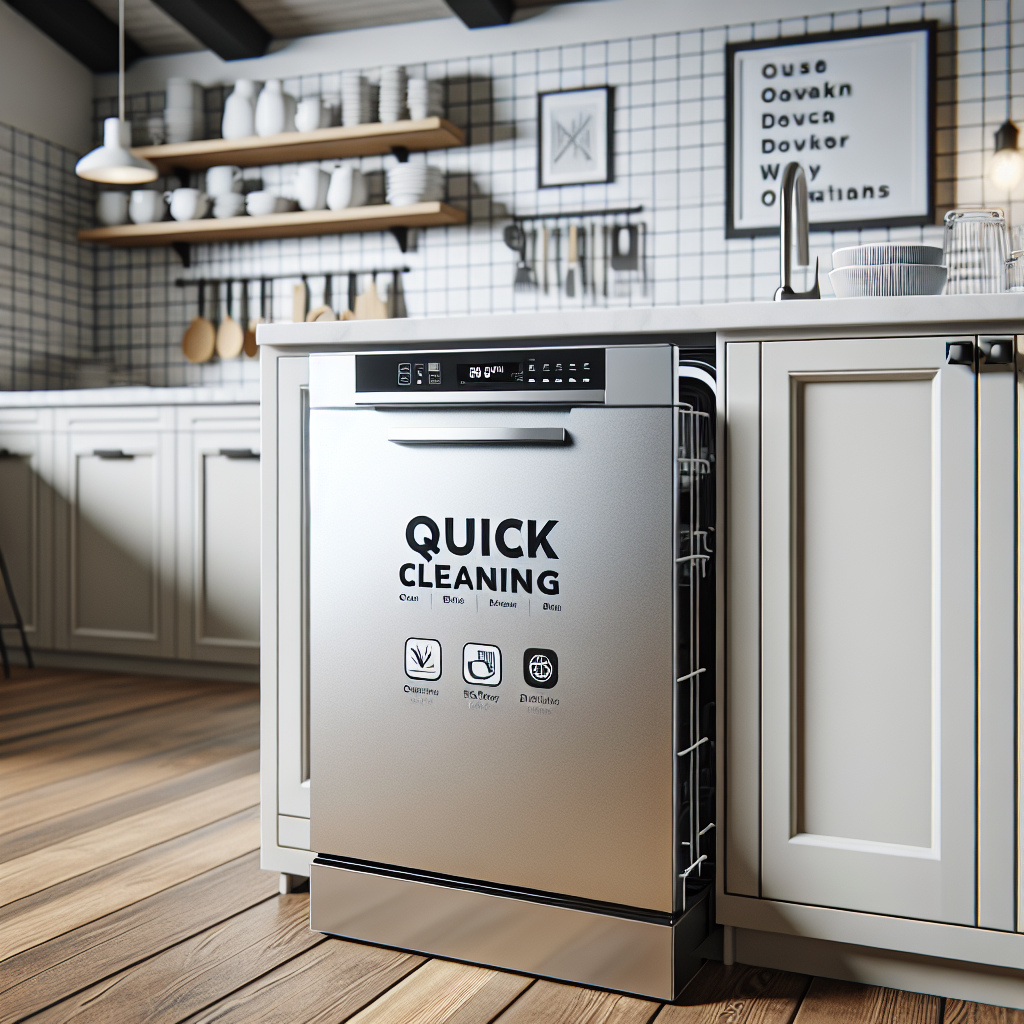 Les avantages des lave-vaisselle avec des options de nettoyage rapide