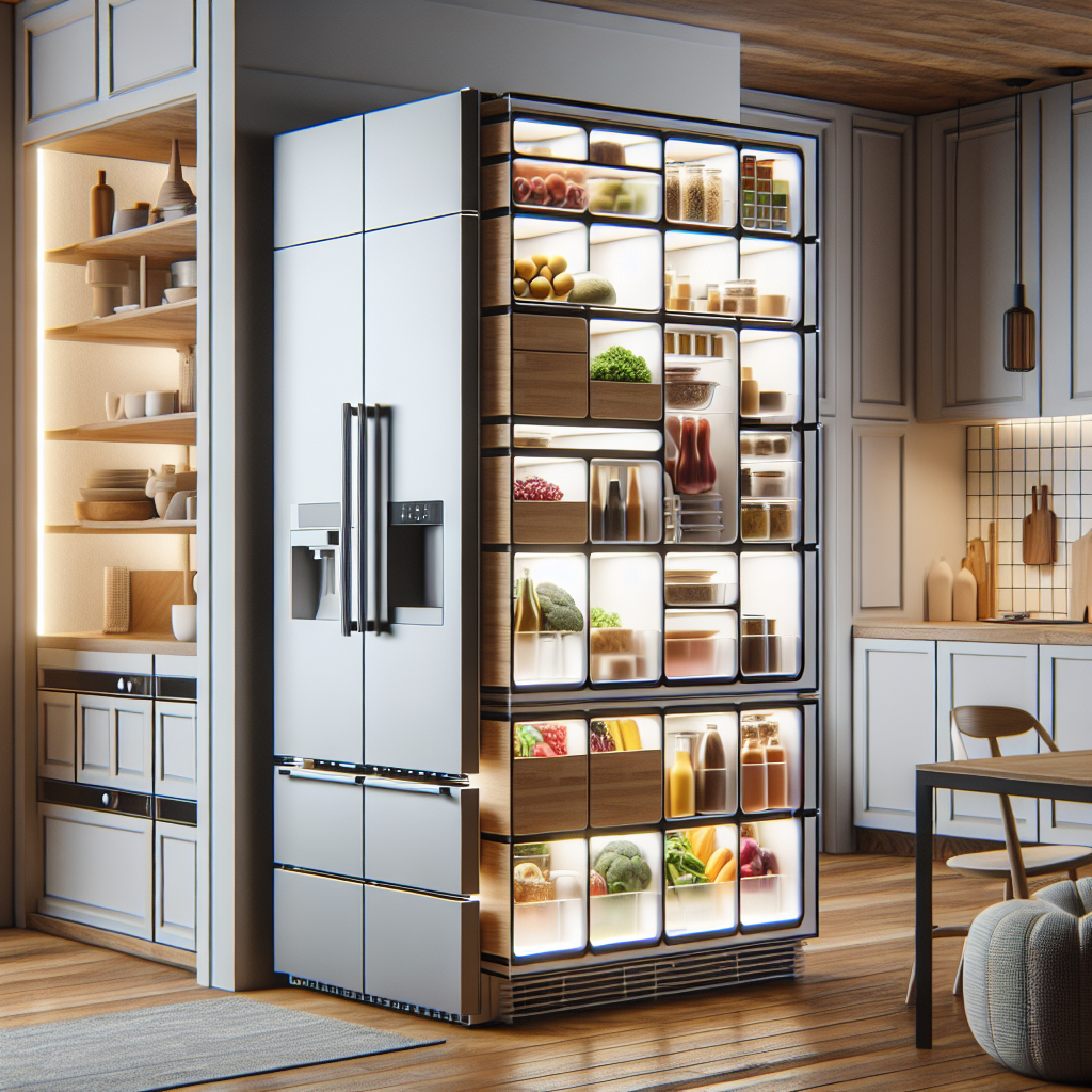 Refrigerators with Modular Compartments for More Flexibility