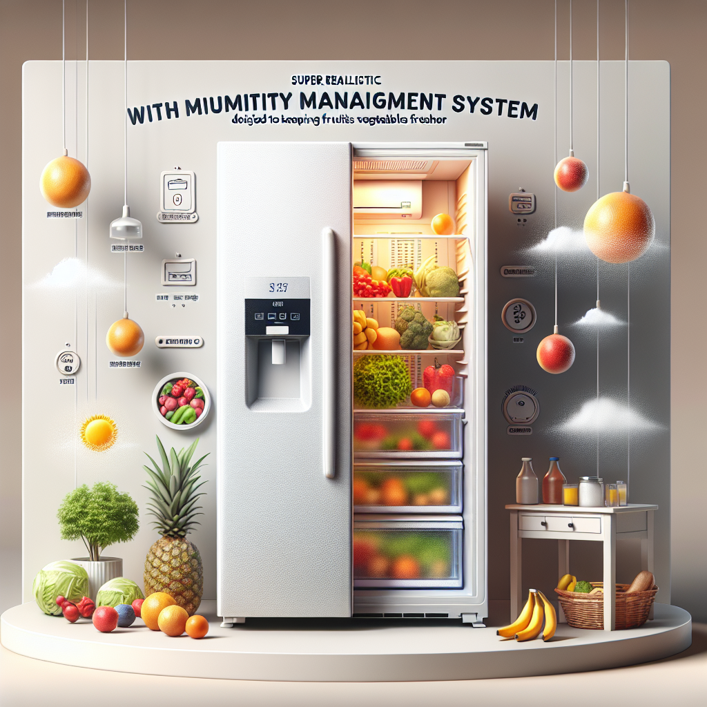 Réfrigérateurs avec gestion de l'humidité pour des fruits et légumes plus frais