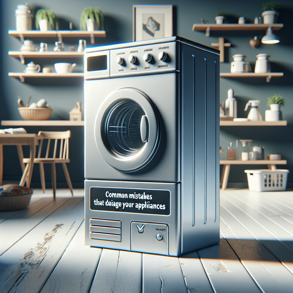 Common Mistakes That Damage Your Appliances