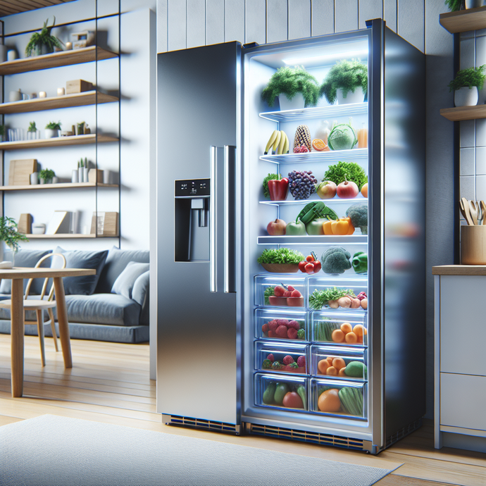 Réfrigérateurs avec compartiments pour produits frais : stockage optimal