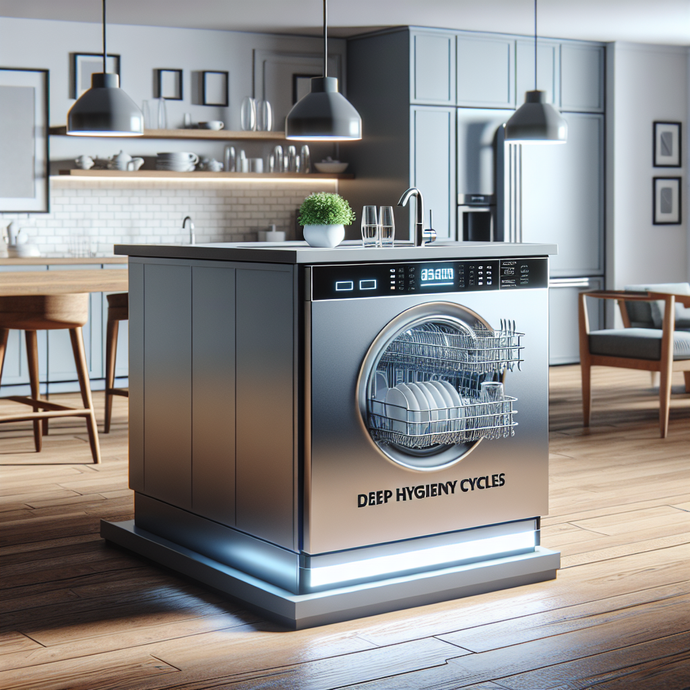 Dishwashers with hygiene cycles for deep cleaning