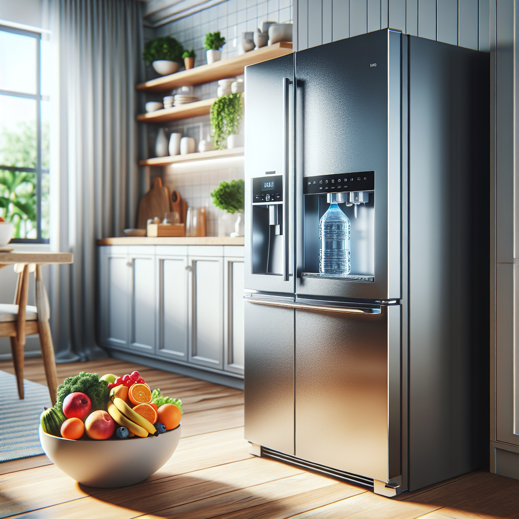 Refrigerators with built-in water filters for healthier drinks