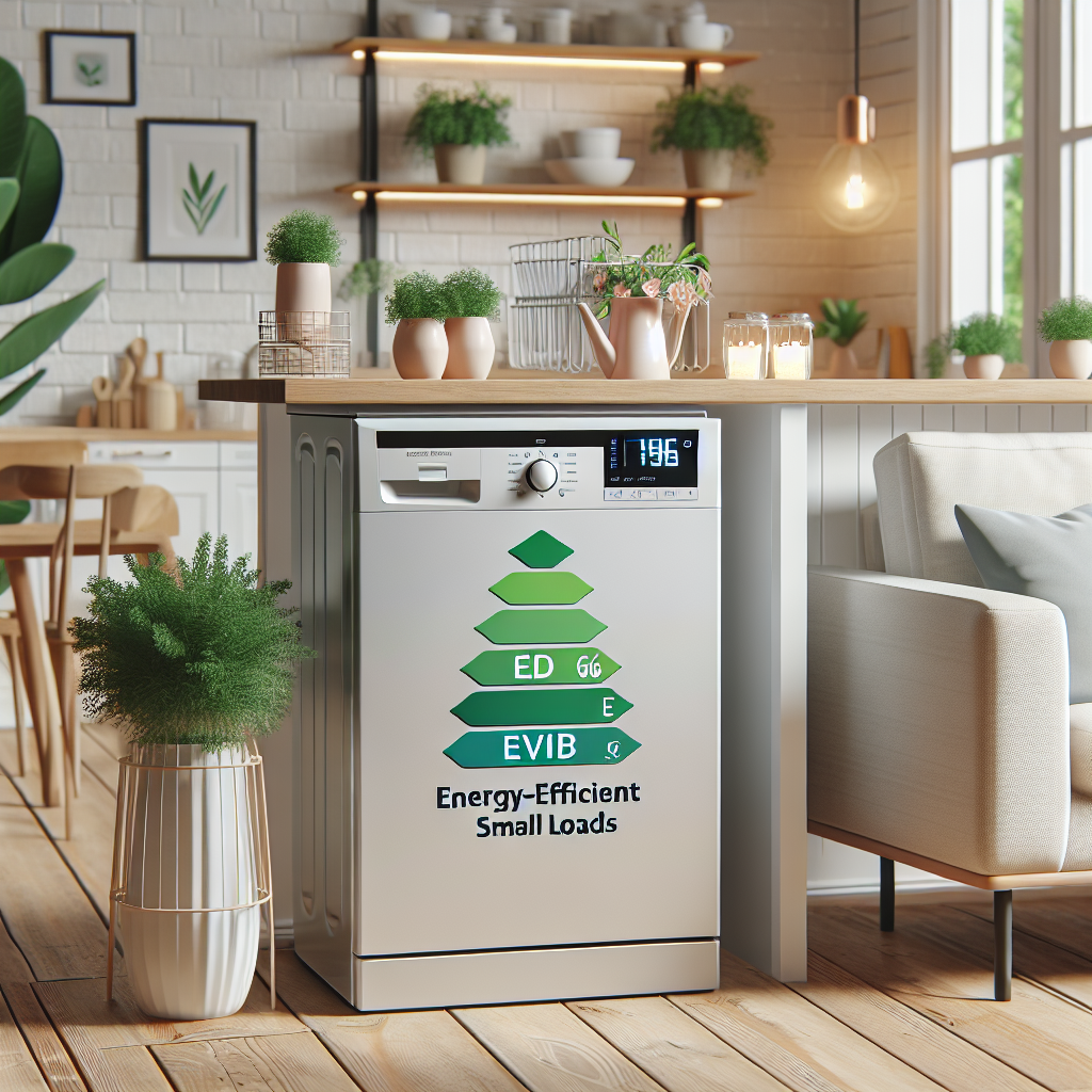 Dishwashers with an energy-saving wash cycle for small loads
