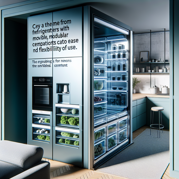 Refrigerators with Modular Compartments for More Flexibility