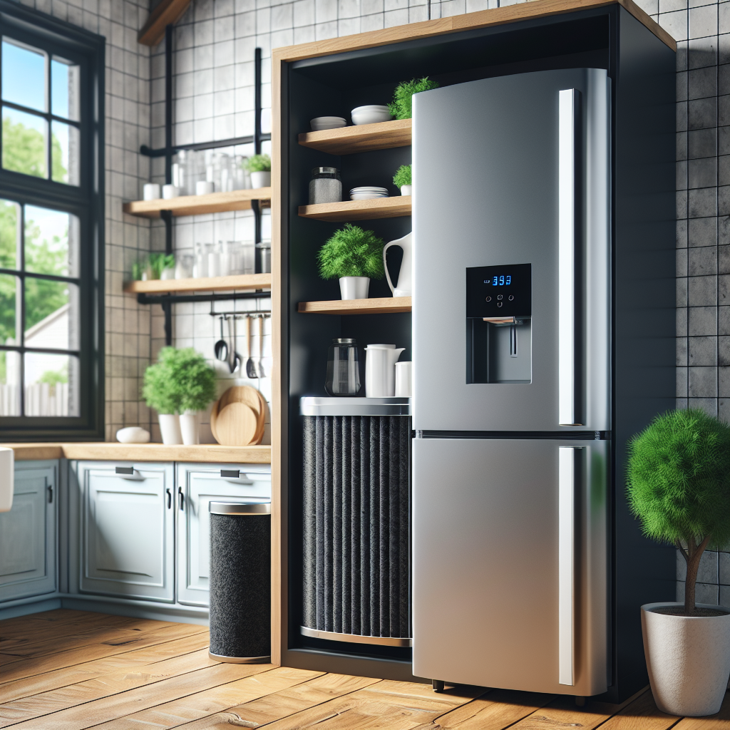 Réfrigérateurs avec filtres à charbon pour éliminer les odeurs