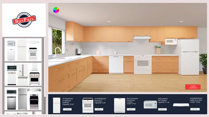 Kitchen Planner - BonPrix Électroménagers