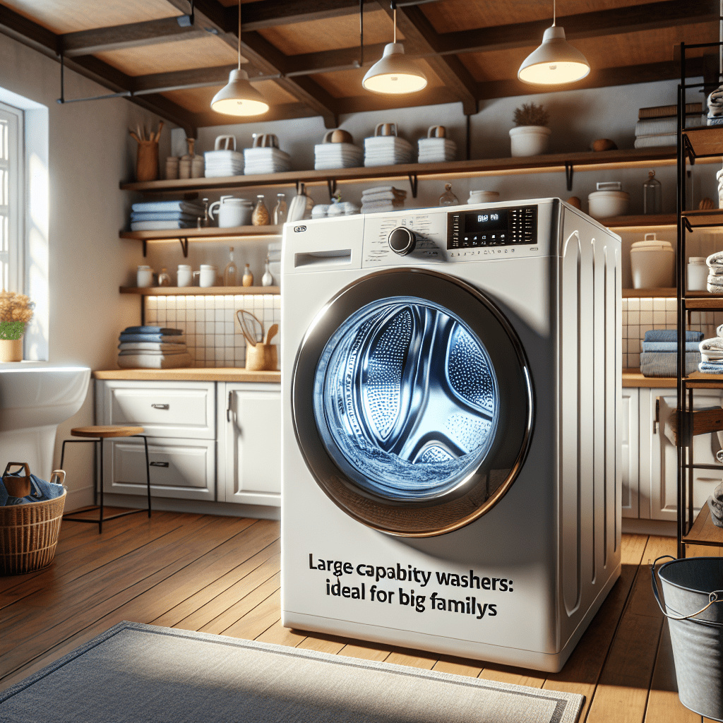 Large Capacity Washers: Ideal for Big Families - BonPrix Électroménagers