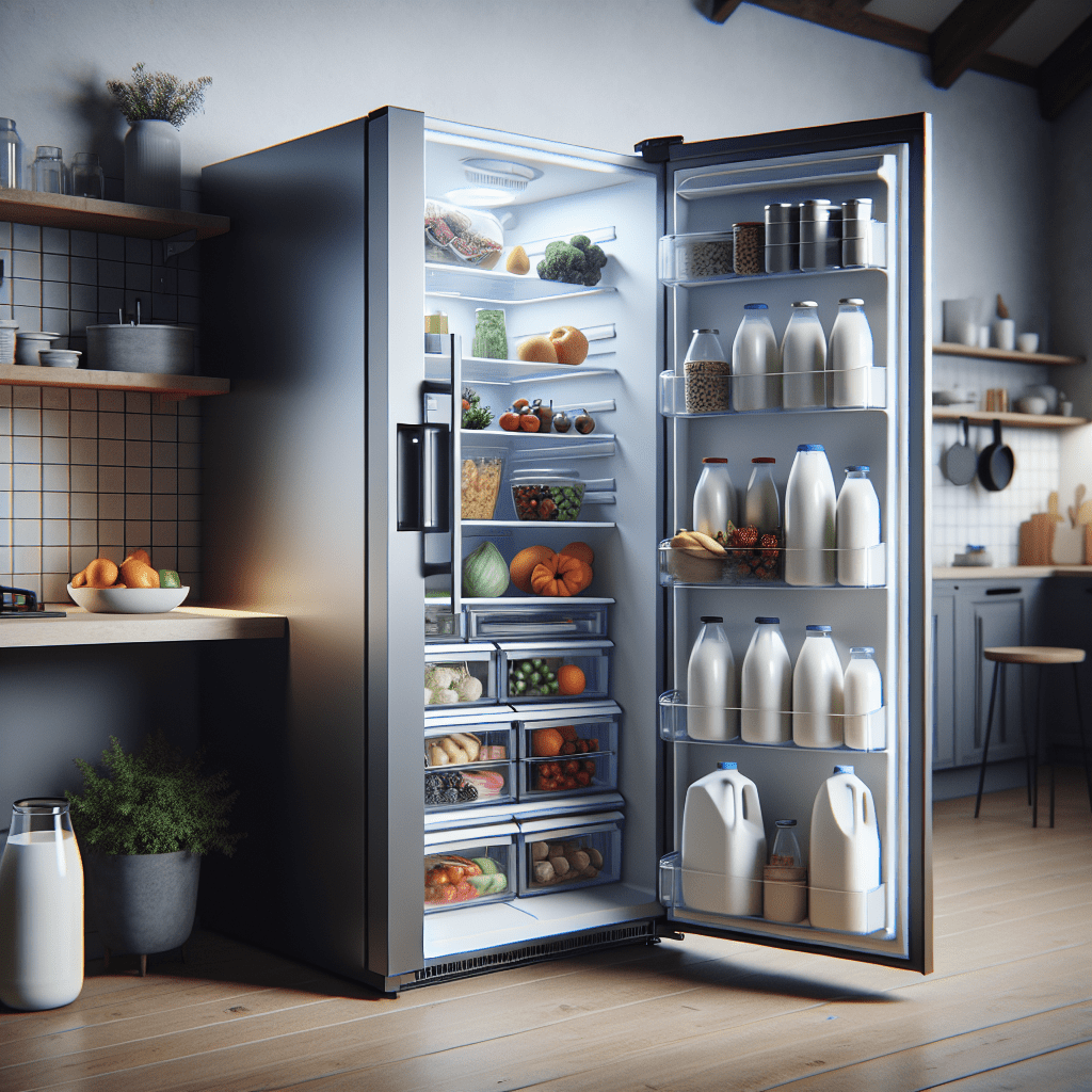 Maximizing refrigerator space with adjustable shelves - BonPrix Électroménagers