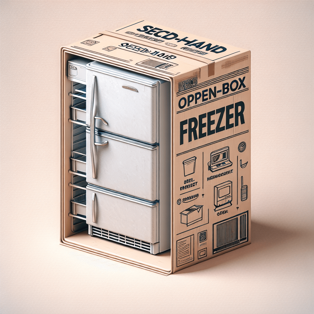Open-box Freezer: Precautions to Take Before Buying a Second-hand Freezer - BonPrix Électroménagers