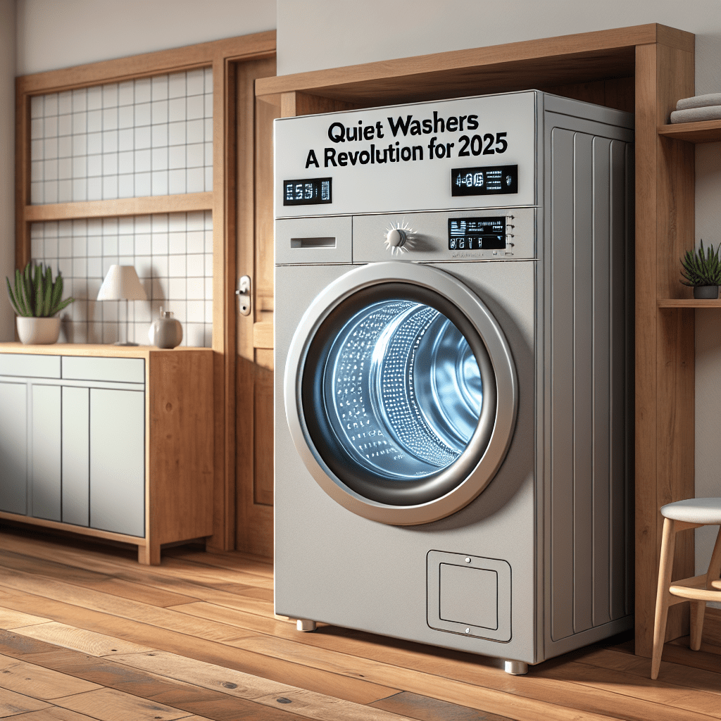 Quiet Washers: A Revolution for 2025 - BonPrix Électroménagers