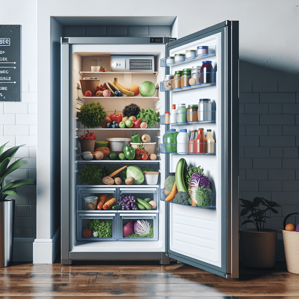 Refrigerator: The importance of managing perishable food to prevent waste