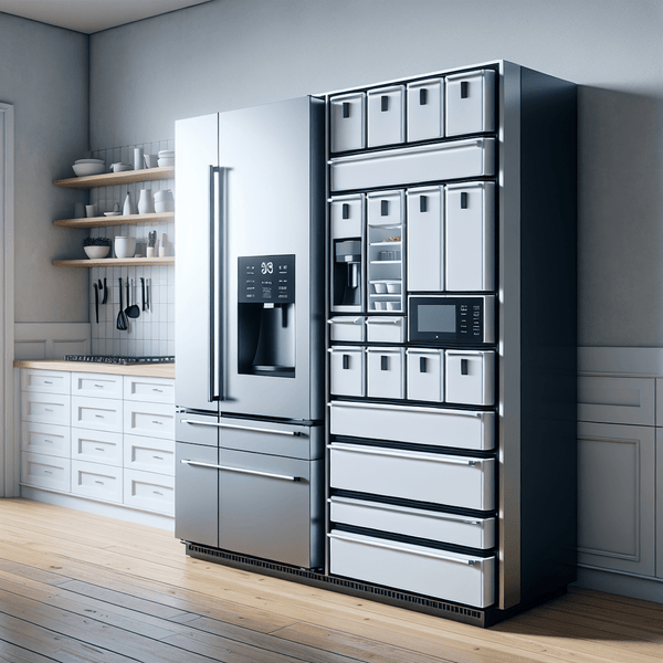 Refrigerators equipped with modular storage drawers - BonPrix Électroménagers