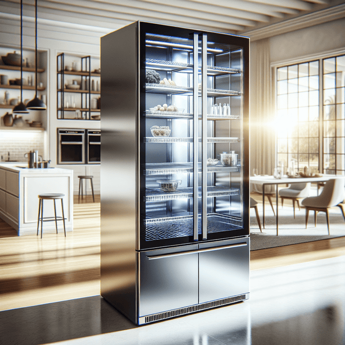 Refrigerators with adjustable compartments
