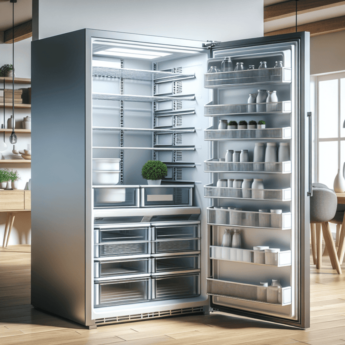 Réfrigérateurs avec étagères ajustables pour un rangement pratique