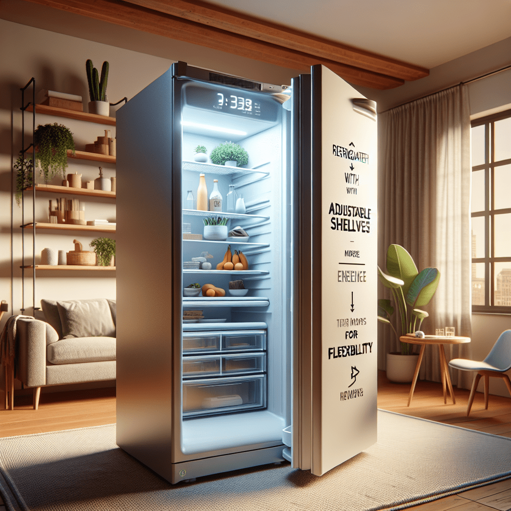 Refrigerators with Adjustable Shelves: For More Flexibility - BonPrix Électroménagers
