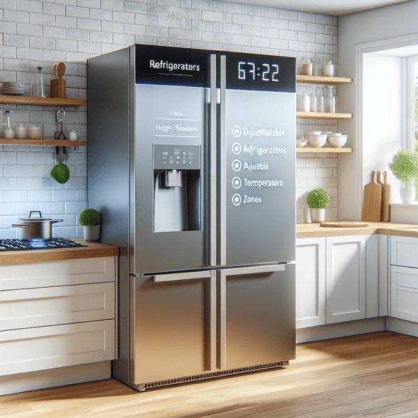 Refrigerators with adjustable temperature zones - BonPrix Électroménagers