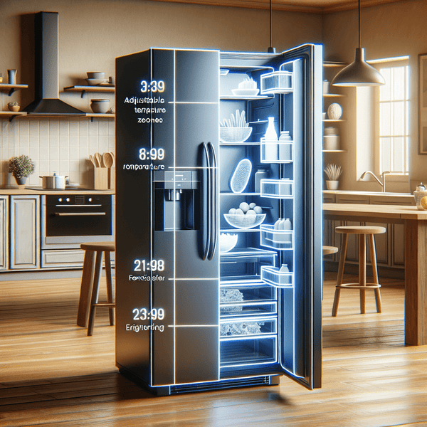 Refrigerators with Adjustable Temperature Zones - BonPrix Électroménagers