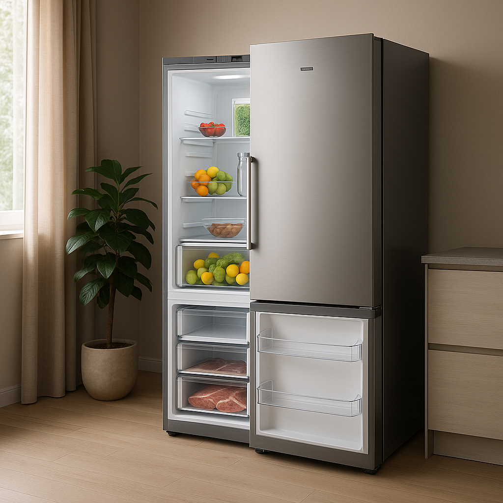 Refrigerators with adjustable temperature zones