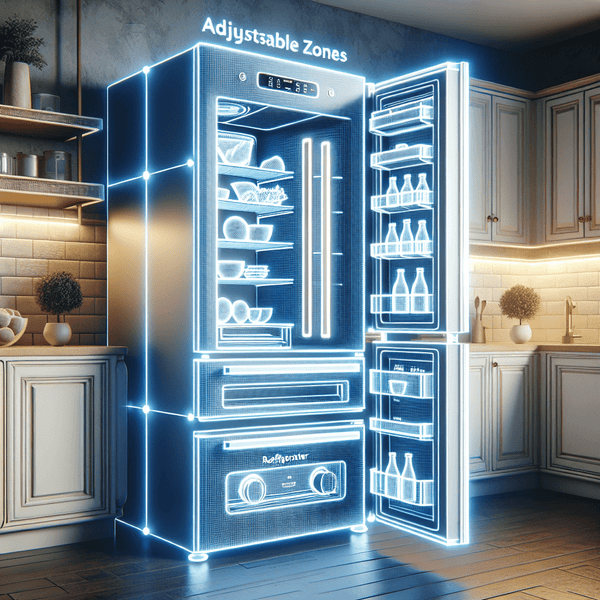 Refrigerators with Adjustable Zones: Perfect Customization - BonPrix Électroménagers