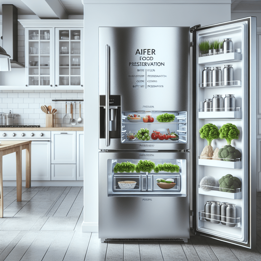 Refrigerators with air filters for better preservation - BonPrix Électroménagers