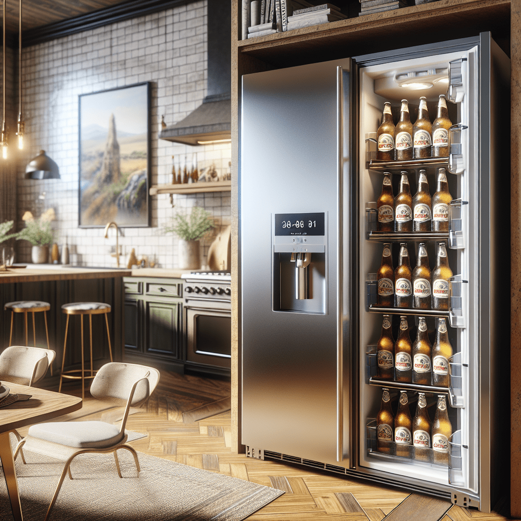 Refrigerators with Built-In Beer Compartments for Enthusiasts - BonPrix Électroménagers
