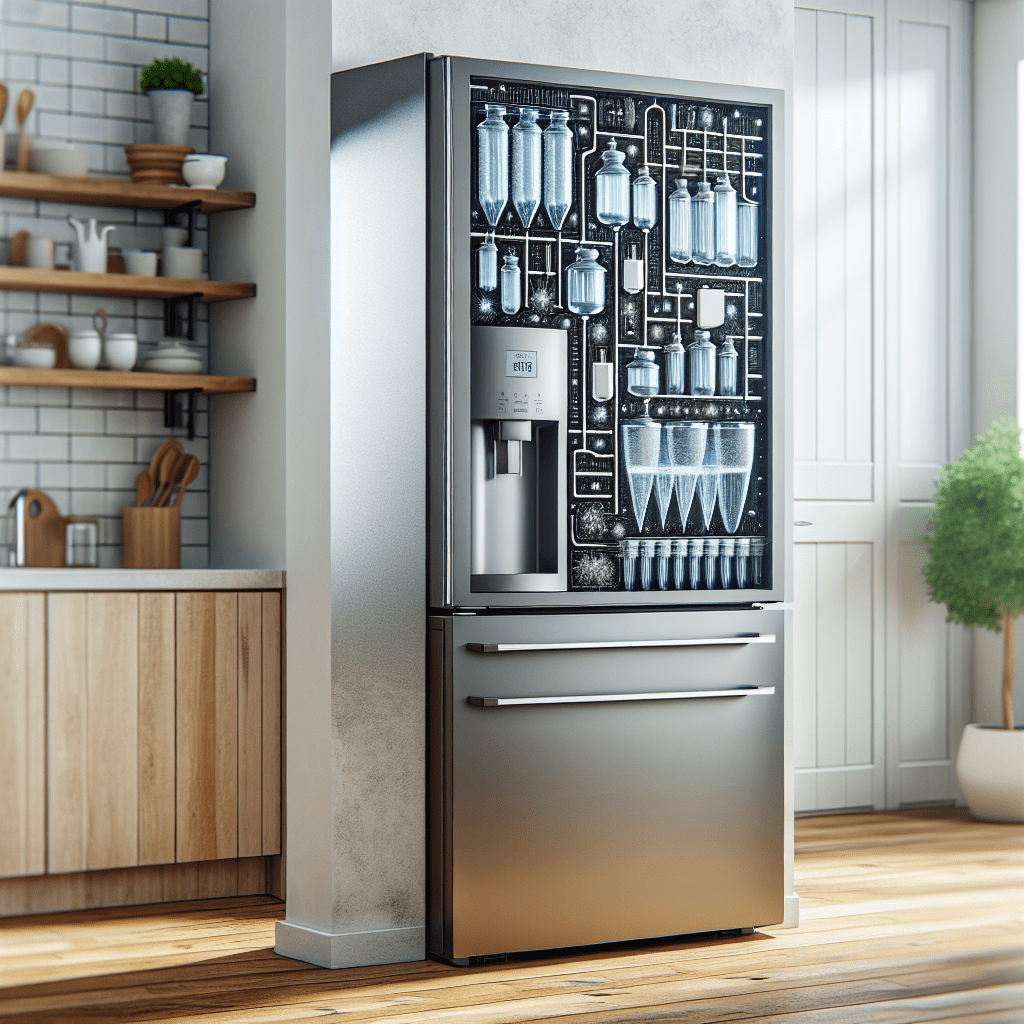 Refrigerators with built-in water filters for healthier drinks