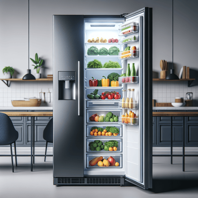 Réfrigérateurs avec compartiments pour produits frais : stockage optimal