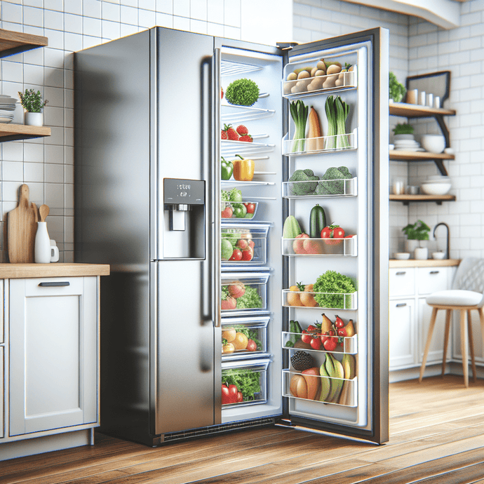 Refrigerators with compartments for fresh produce: optimal storage