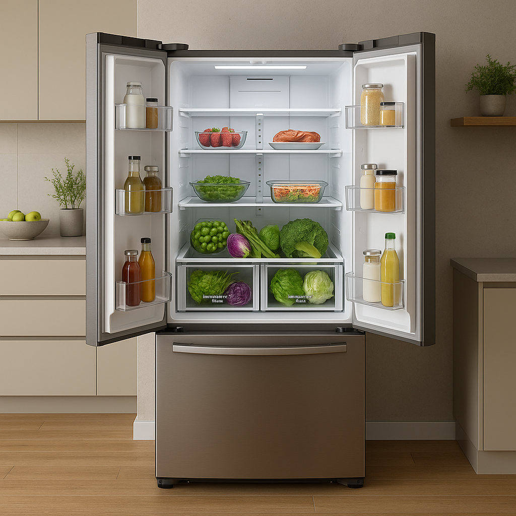 Refrigerators with controlled temperature zones for optimal food storage