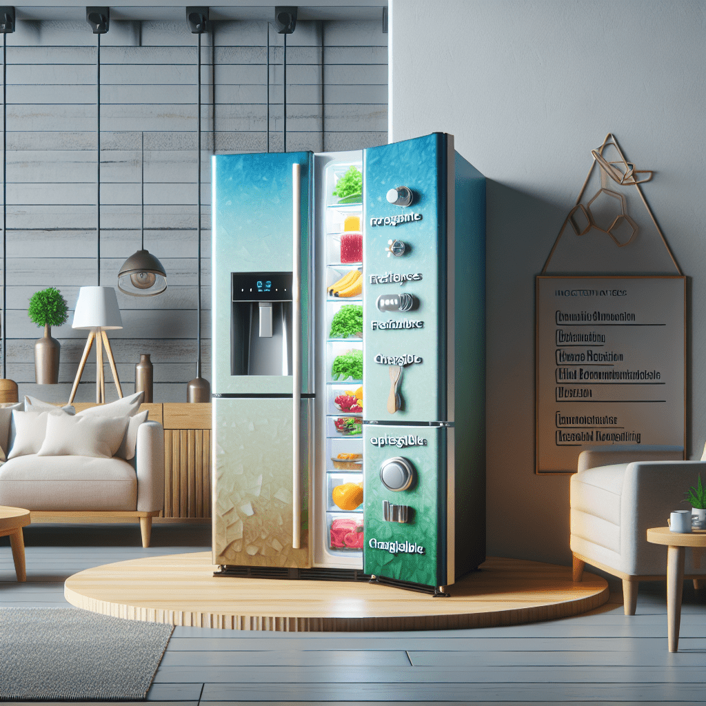 Refrigerators with customizable designs - BonPrix Électroménagers