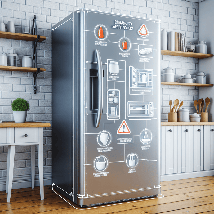 Refrigerators with enhanced safety features to prevent domestic accidents