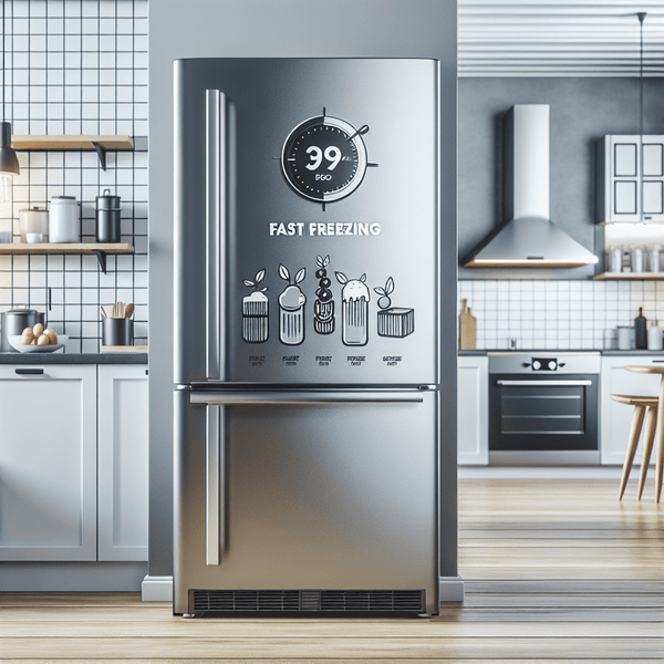 Refrigerators with Fast Freezing Features: Perfect for Frozen Foods - BonPrix Électroménagers