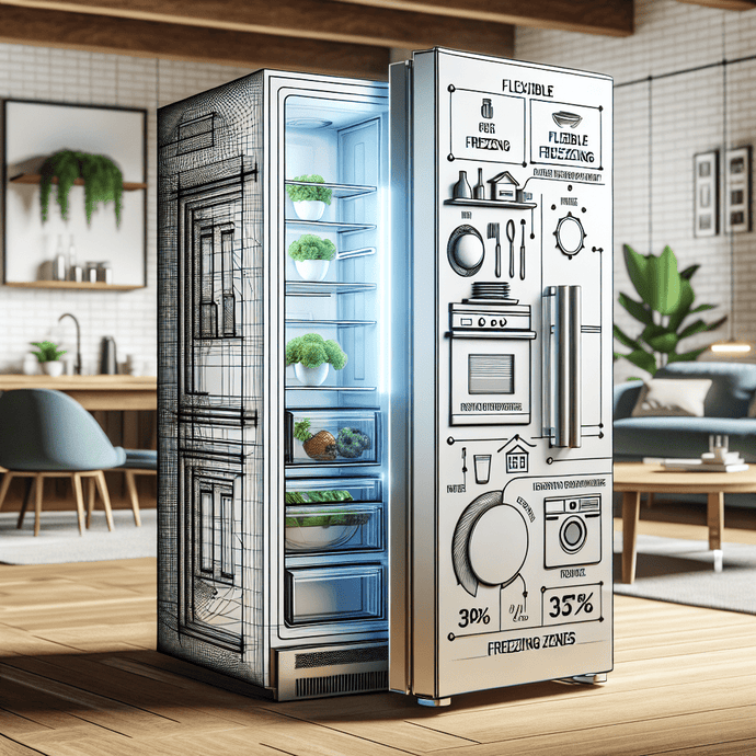 Refrigerators with Flexible Freezing Zones: More Versatility