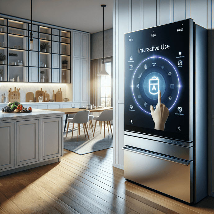 Refrigerators with interactive screens for intuitive use