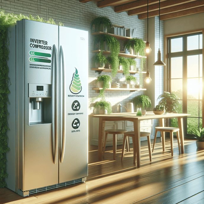 Refrigerators with inverter compressors for reduced energy consumption