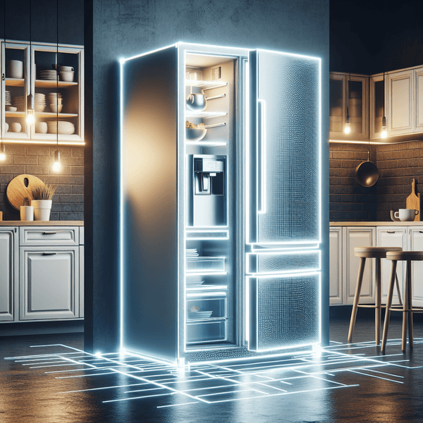 Refrigerators with LED Lighting: Efficiency and Design - BonPrix Électroménagers